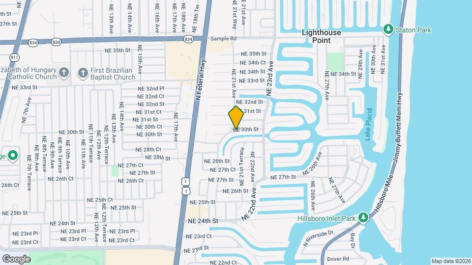 2100 NE 30th St Map and Location Details
