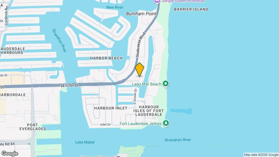 1680 S Ocean Dr Mapa y Detalles de la Ubicación
