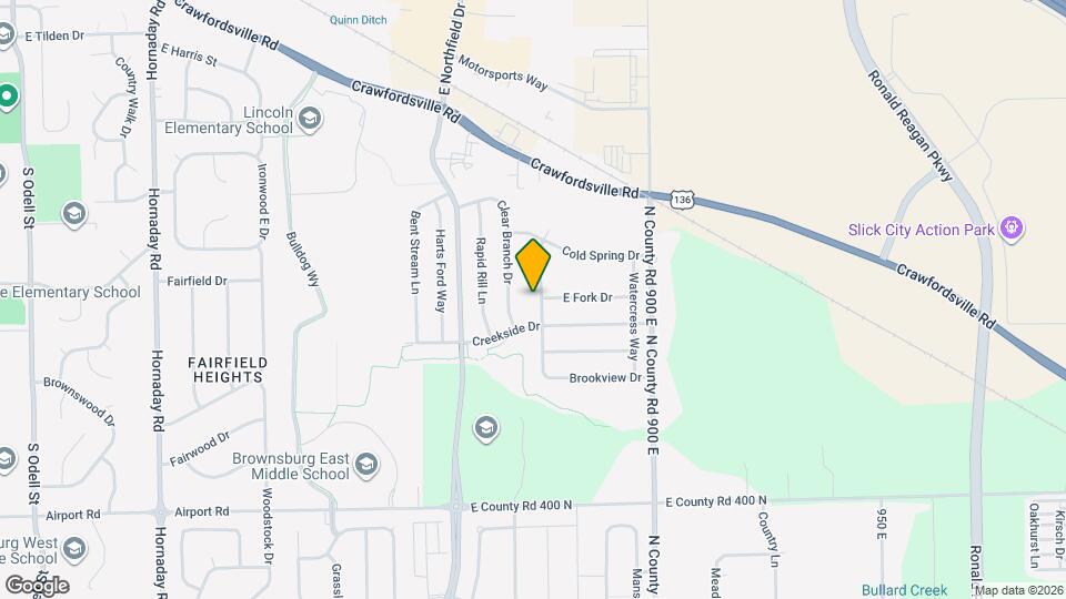 302 Brookview Dr Map and Location Details