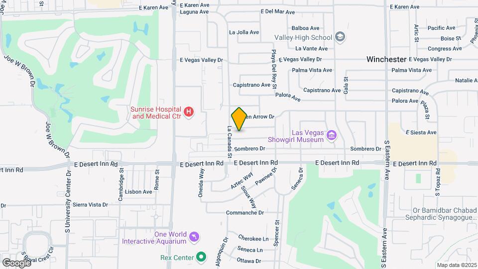 1554 Silver Mesa Way Map and Location Details