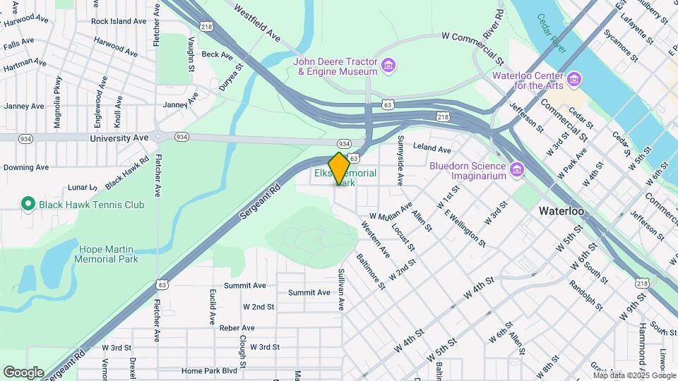 1258 W Mullan Ave Map and Location Details