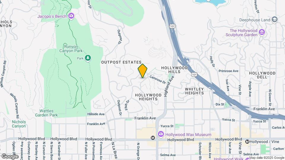6927 Camrose Dr Map and Location Details