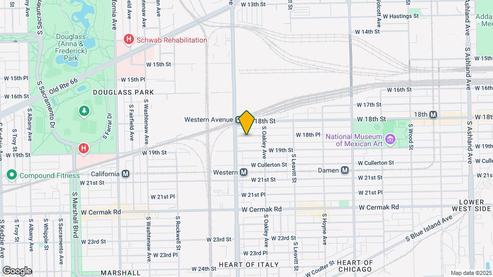 2339 W 18th Pl Map and Location Details