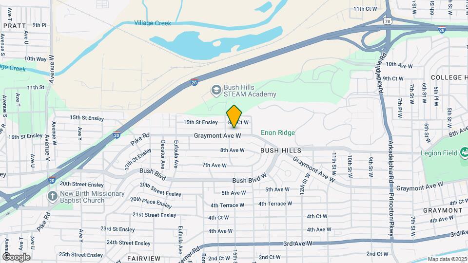 1532 Graymont Ave W Mapa y Detalles de la Ubicación