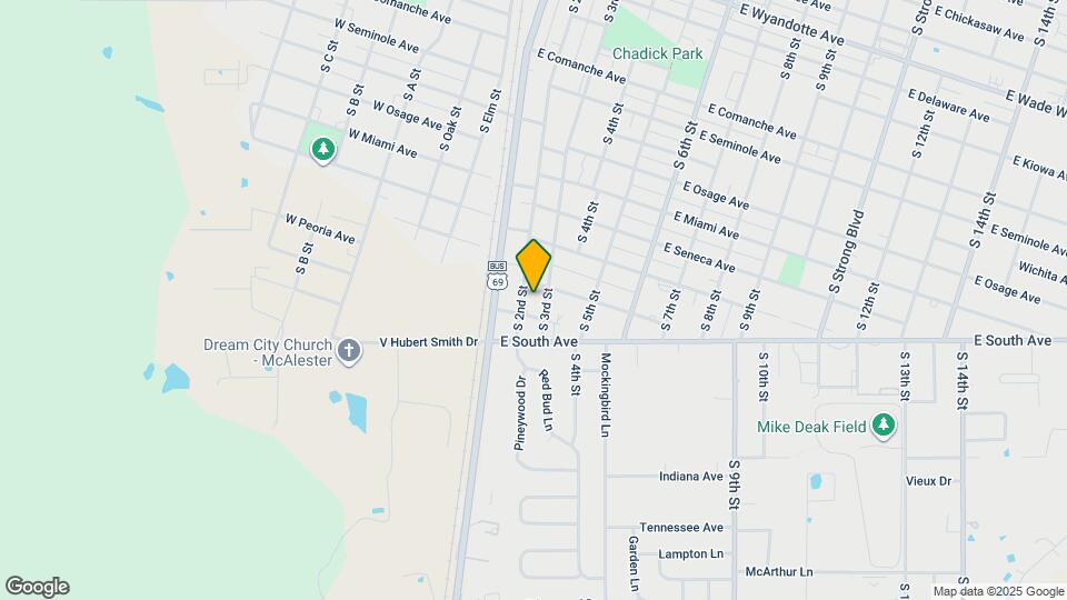 1305 S 3rd St Map and Location Details