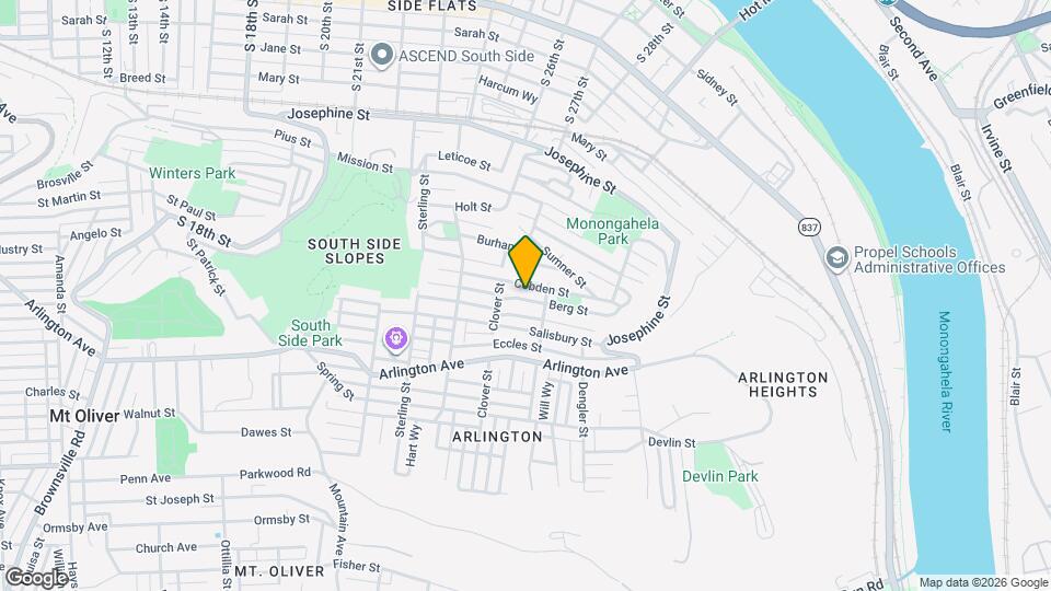 2721 Berg St Map and Location Details