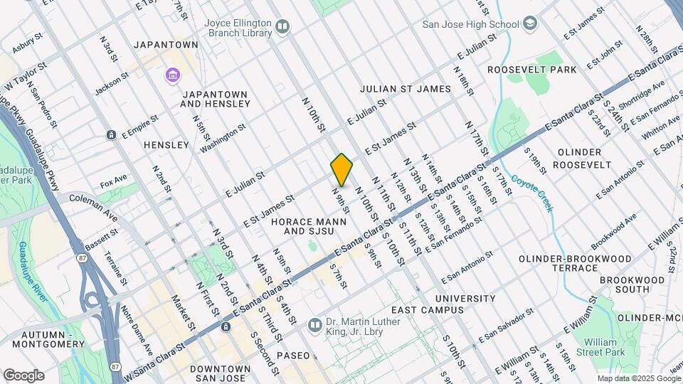 140-142 N 9th St Map and Location Details