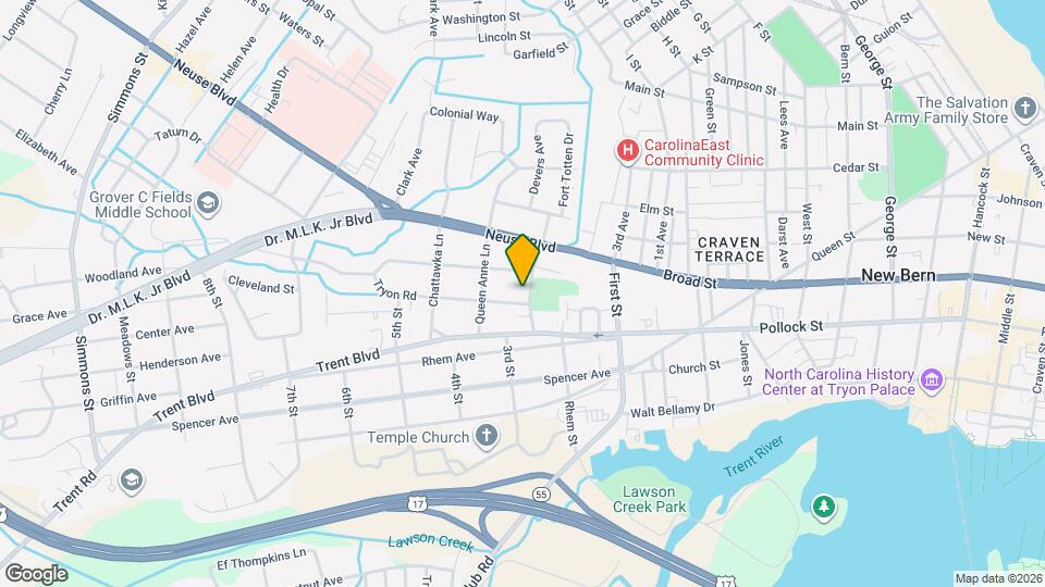 1502 Tryon Rd Map and Location Details