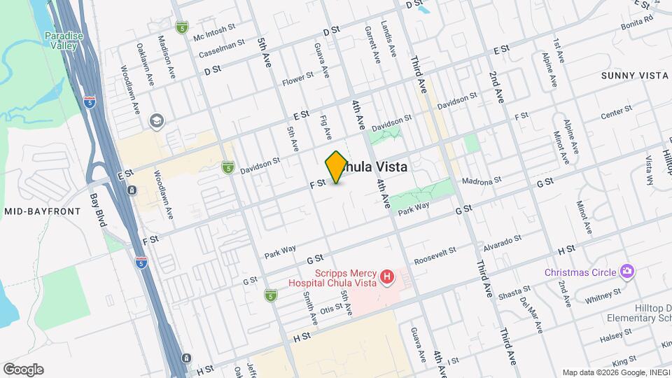 Chula Vista Towne Centre Apartments Mapa y Detalles de la Ubicación