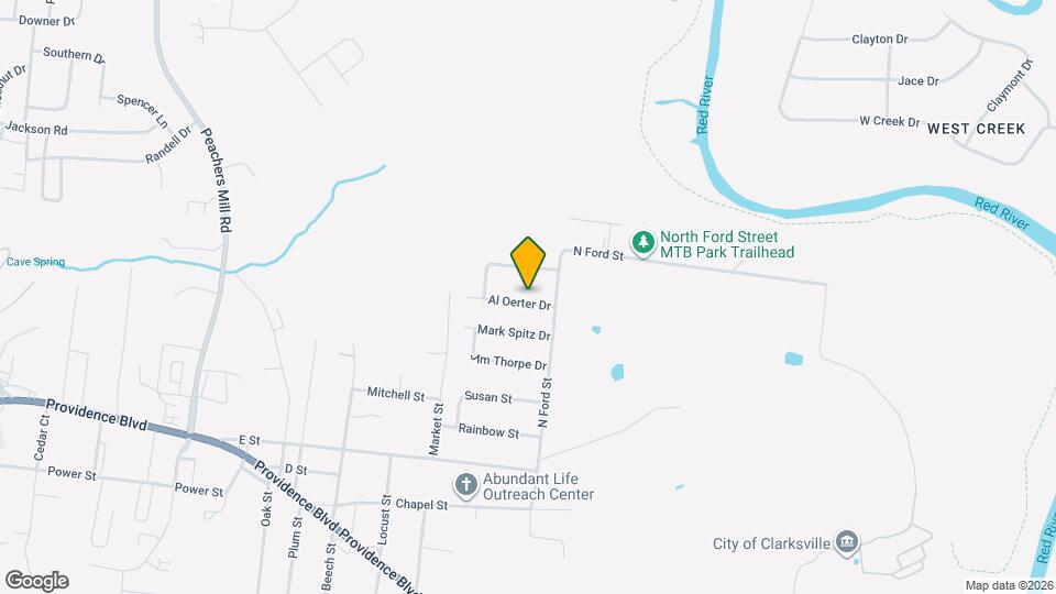 207 Al Oerter Dr Map and Location Details