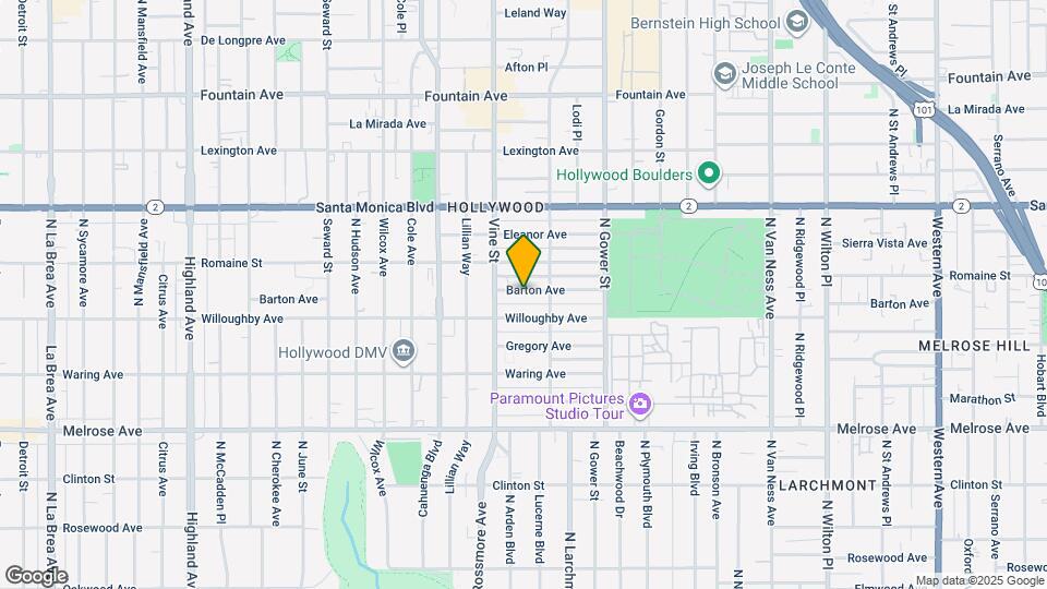 6026 Barton Ave Map and Location Details