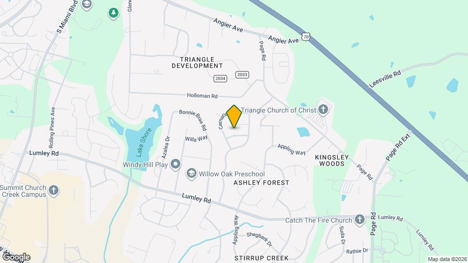 4807 Mistletoe Ln Map and Location Details