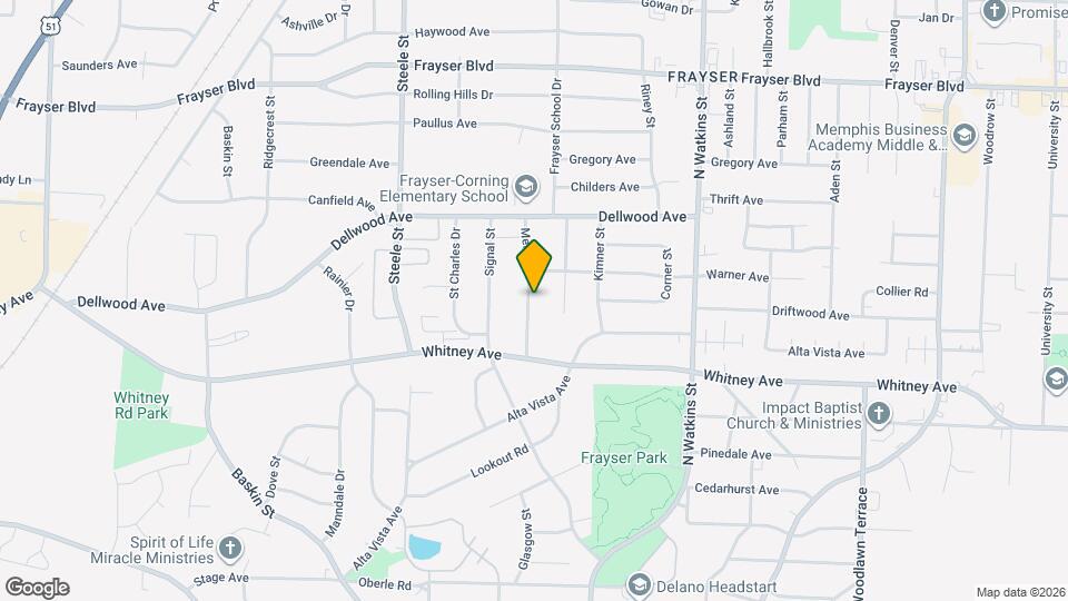 3108 Mensi St Map and Location Details