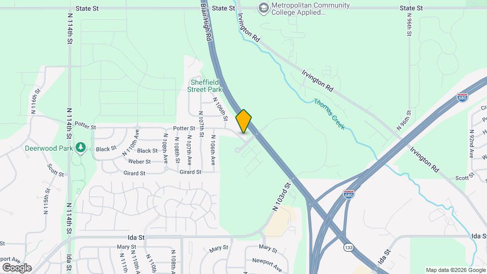 10506 Potter St Map and Location Details