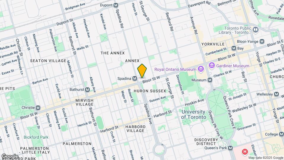 320-326 Bloor St W Map and Location Details