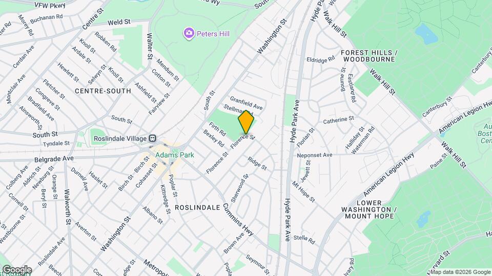 161 Florence St Map and Location Details