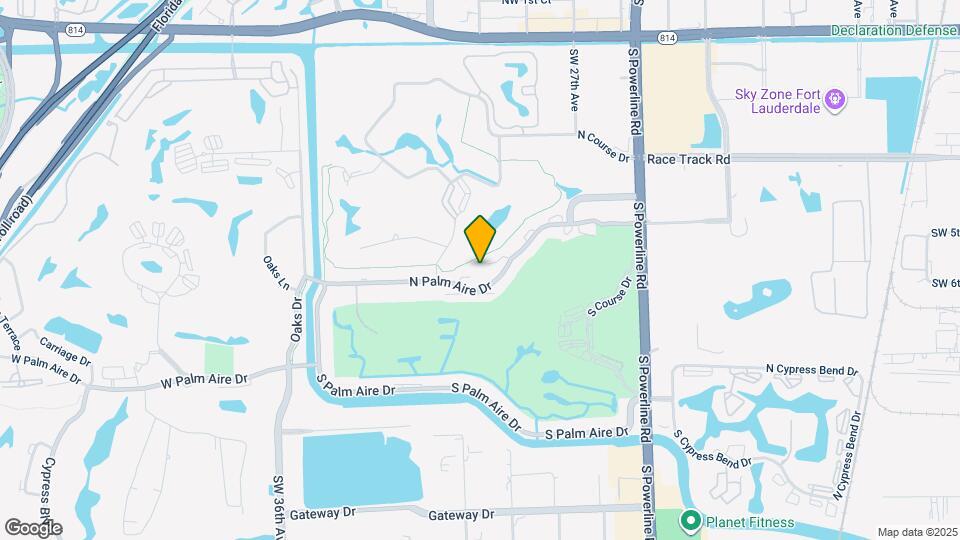 3015 N Palm Aire Dr Mapa y Detalles de la Ubicación