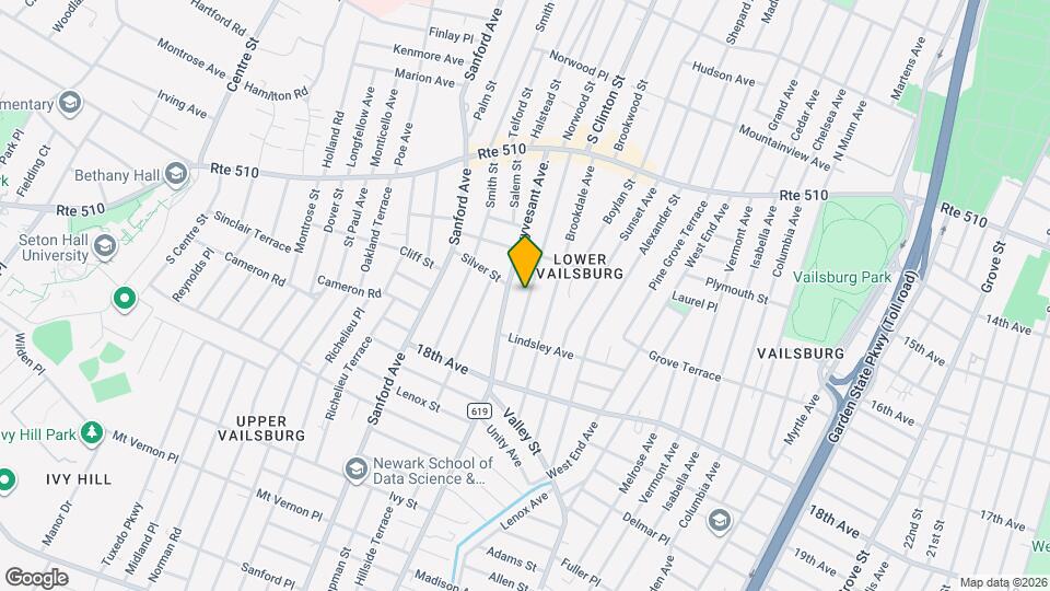121 Norwood St, Unit 1 Map and Location Details