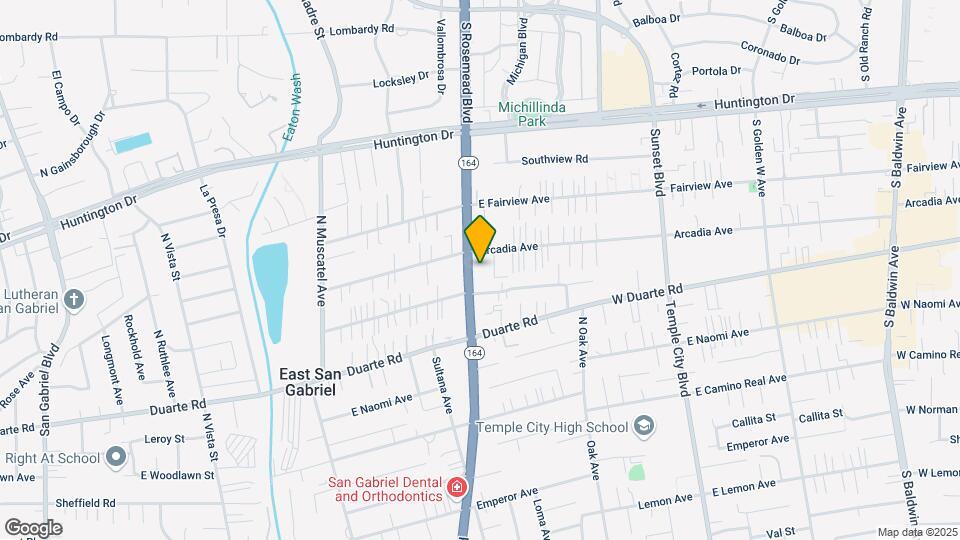 7024 N Rosemead Blvd Map and Location Details