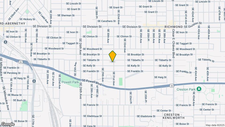 3123 SE 31st Ave Map and Location Details
