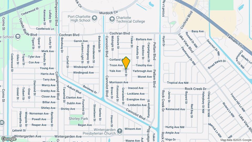 18536 Yale Ave Map and Location Details