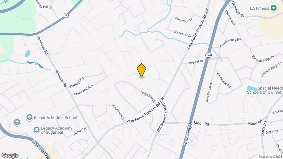 921 David Dr Map and Location Details