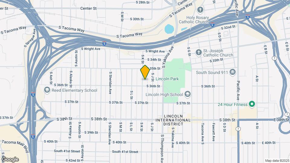 3533-3535 S K St Map and Location Details