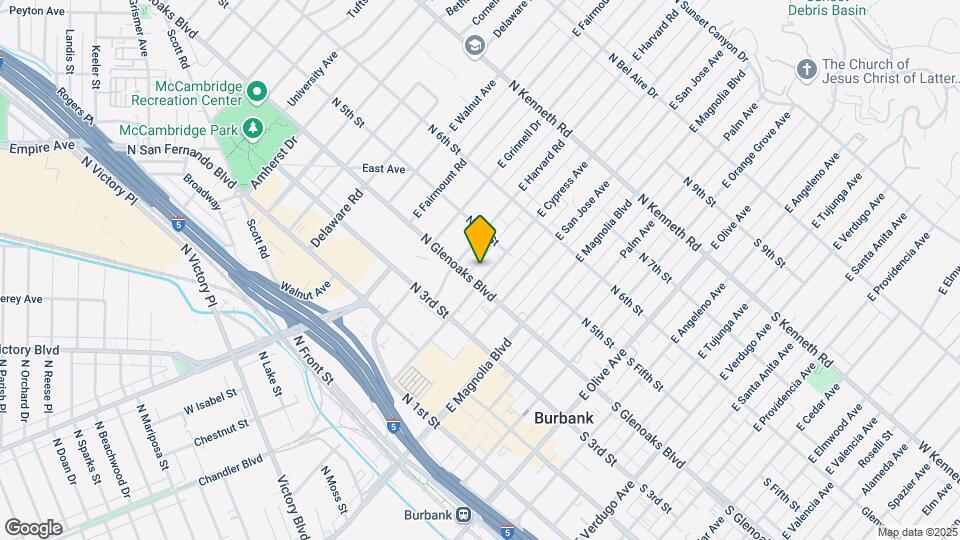 419 E Cypress Ave Map and Location Details