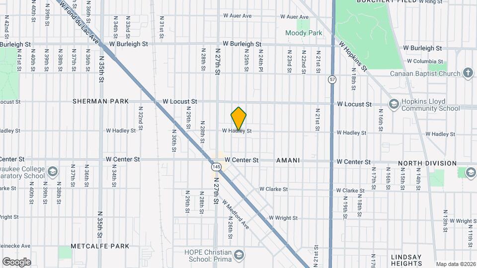 2517 W Hadley St Map and Location Details