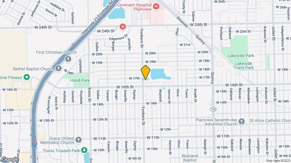 1604 Yonkers St Map and Location Details