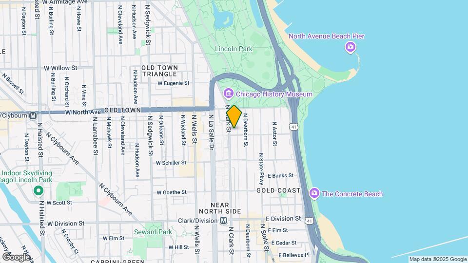 70 W Burton Pl, Unit 807 Map and Location Details