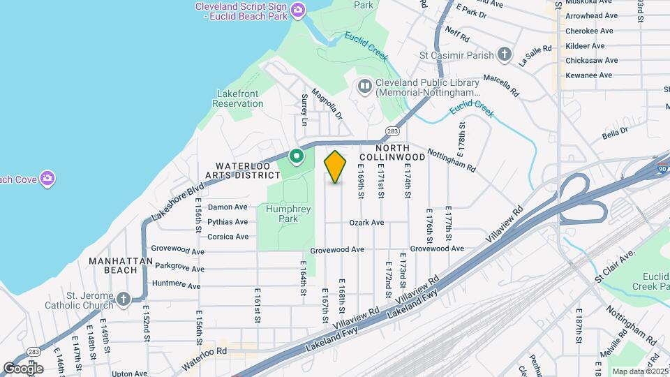1064 E 168th St Map and Location Details
