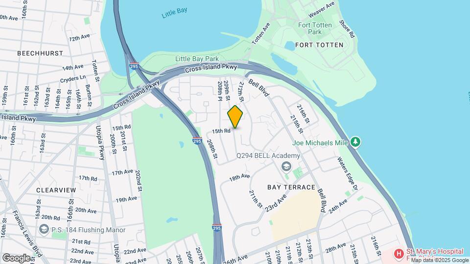 15-25 209th St-Unit -1 Map and Location Details