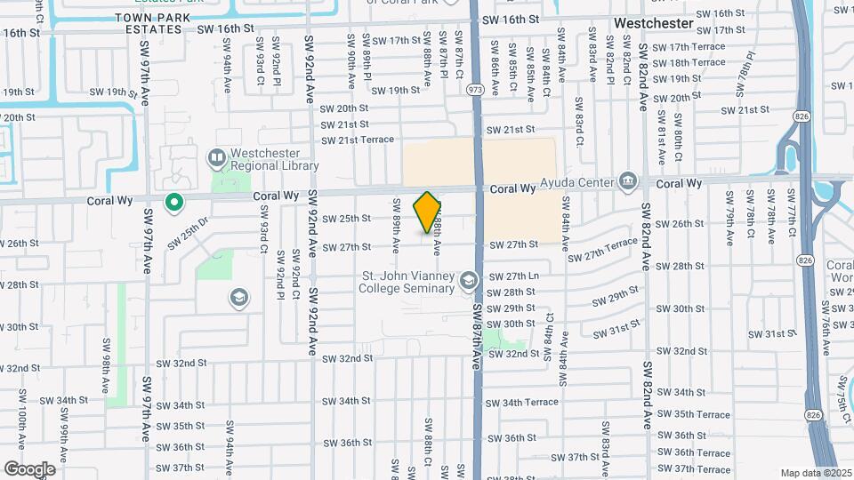 8835 SW 27th St Map and Location Details