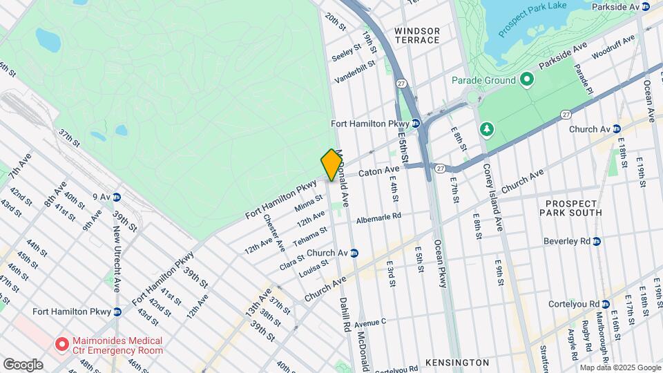 19 Dahill Rd Mapa y Detalles de la Ubicación