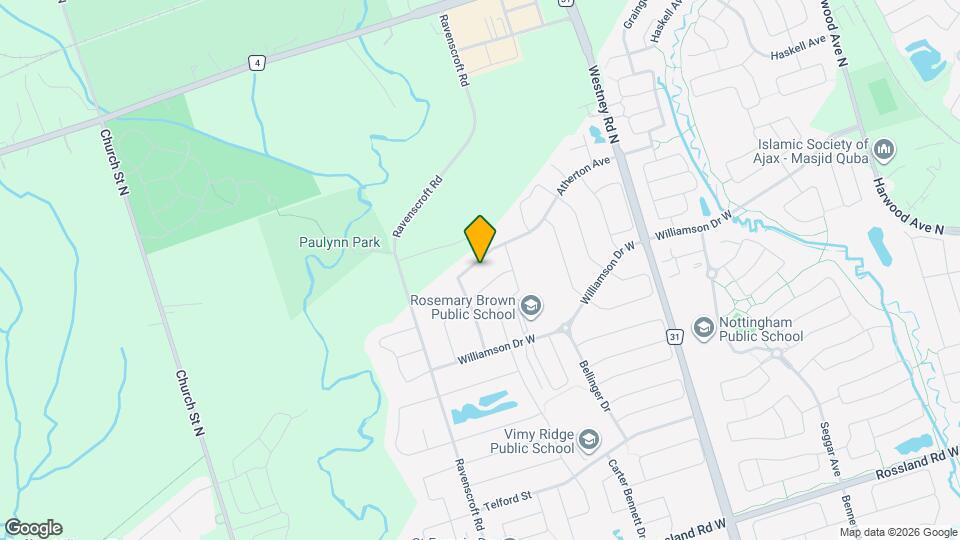 99 Atherton Ave Map and Location Details