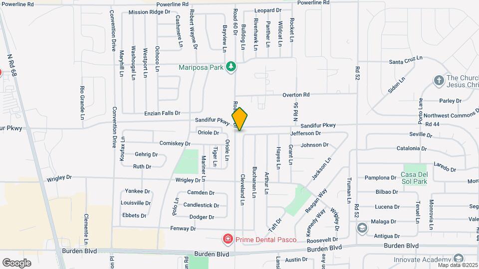 5520 Cleveland Ln Map and Location Details
