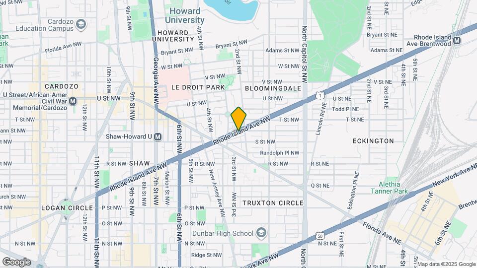 212 Rhode Island Ave NW Map and Location Details