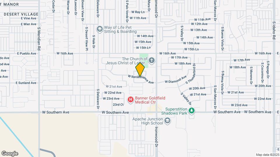 1825 W Renaissance Ave Map and Location Details