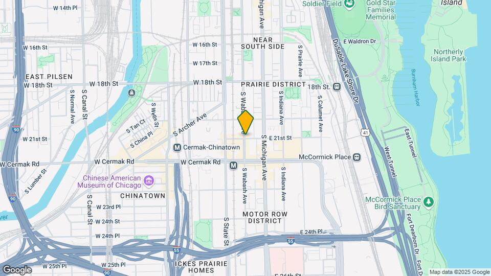50 E 21st St Map and Location Details