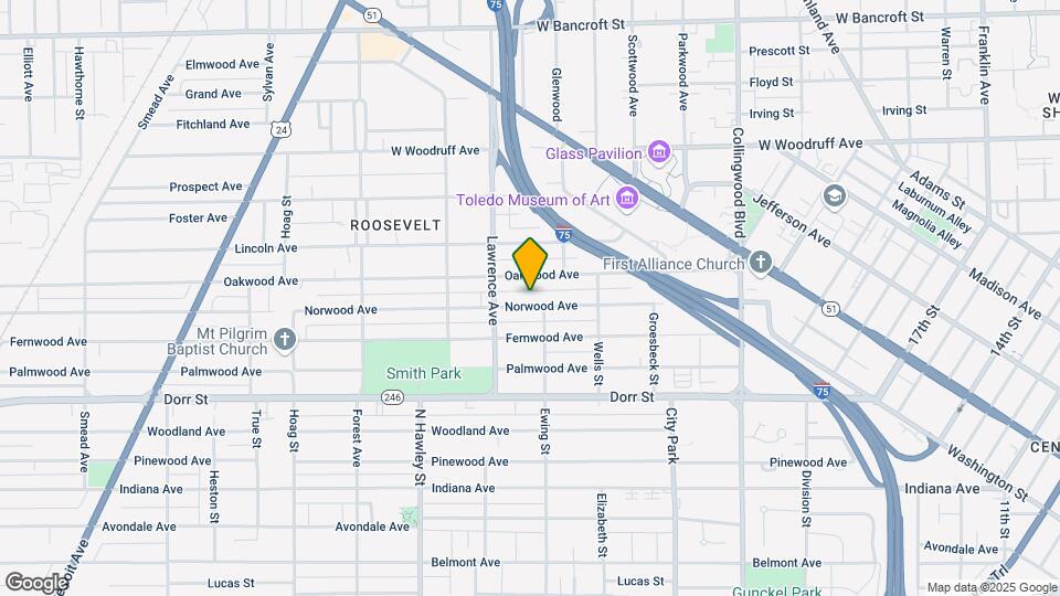 818 Norwood Ave Map and Location Details