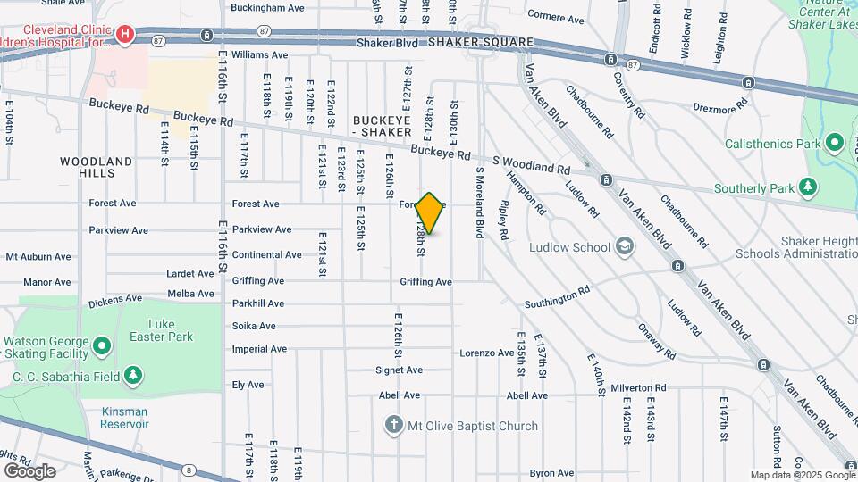 3013 E 128th St Map and Location Details