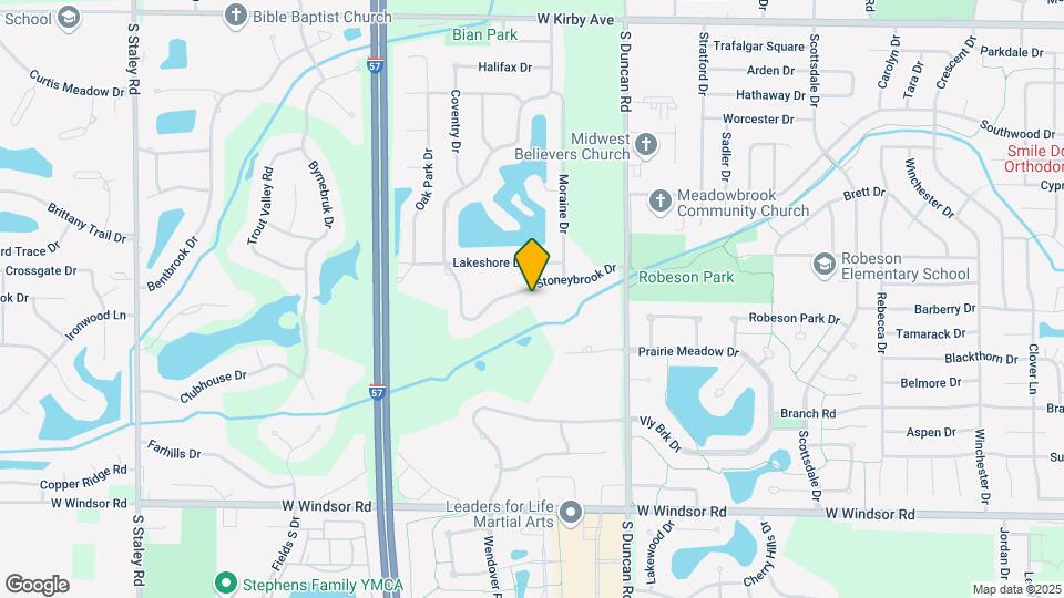 3213 Stoneybrook Dr Mapa y Detalles de la Ubicación