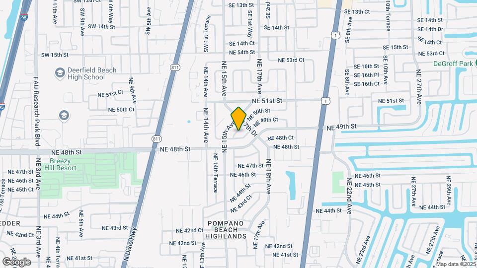 4870 NE 16th Ave Map and Location Details