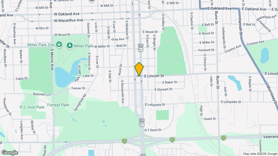 102 W Lincoln St, Unit 3 Mapa y Detalles de la Ubicación