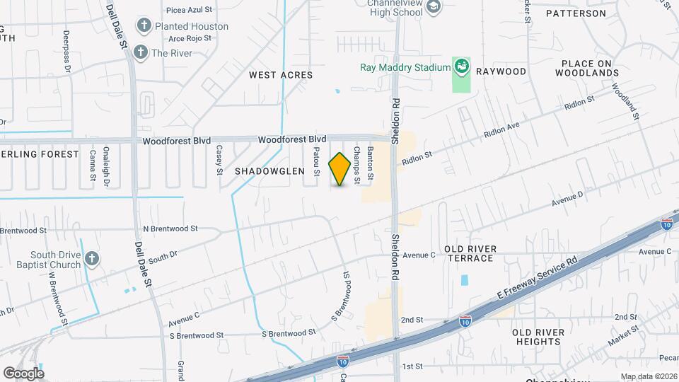 710 Woodhue St Map and Location Details