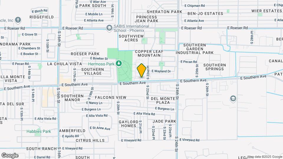 2121 E Huntington Dr Map and Location Details