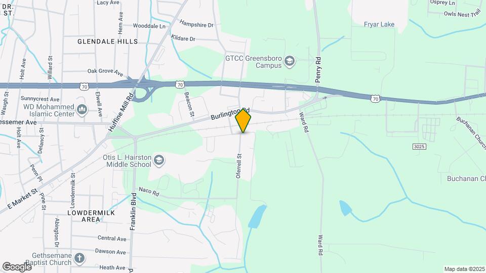 301 Oferrell St Map and Location Details