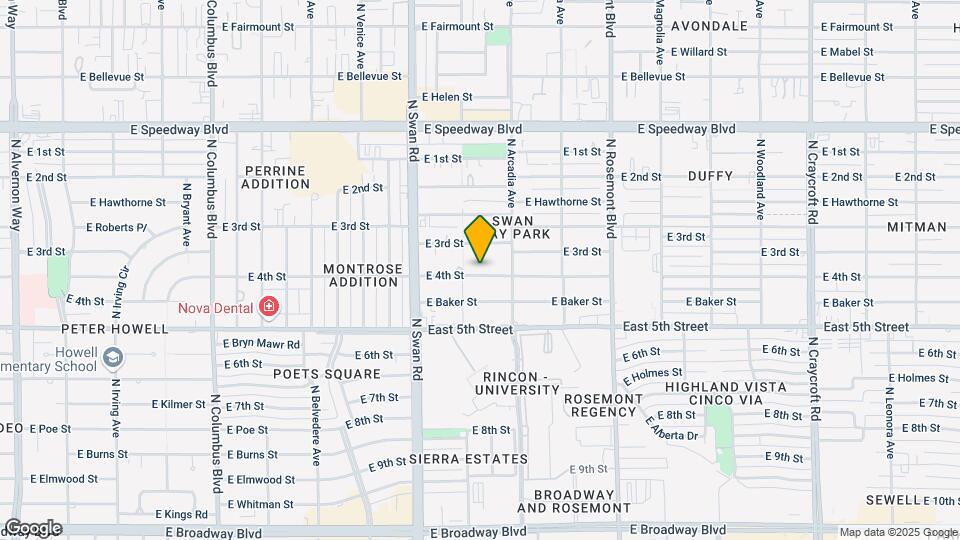 4825 E 4th St Map and Location Details