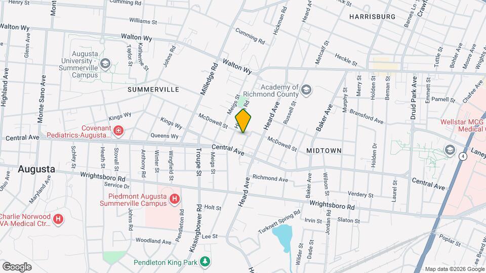 1115 Cobb St Map and Location Details